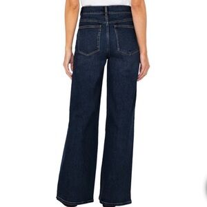 Classic Dark Blue Wide Leg Women's Jeans from Well Worn NWT